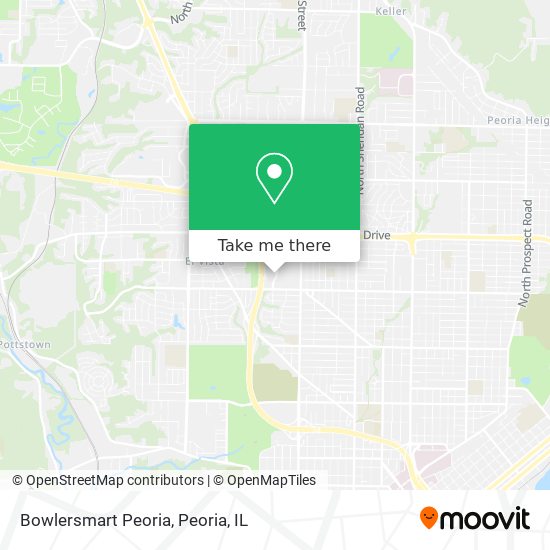 Bowlersmart Peoria map