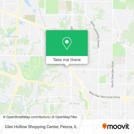 Mapa de Glen Hollow Shopping Center