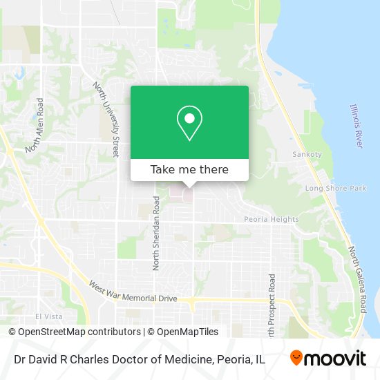 Dr David R Charles Doctor of Medicine map