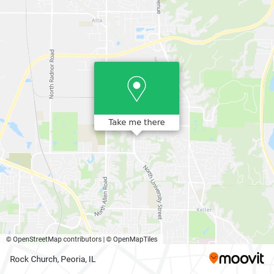 Rock Church map