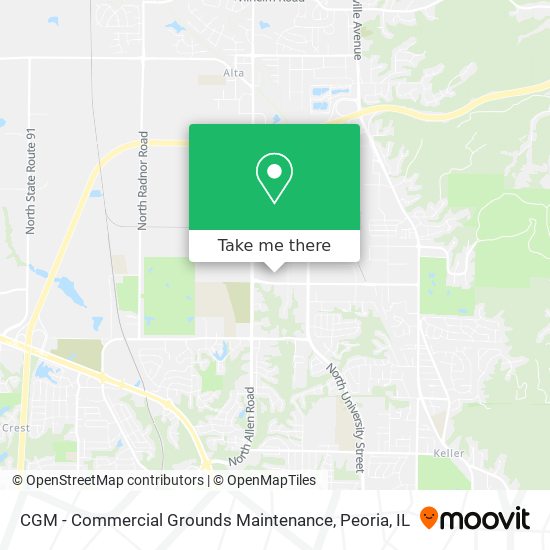 CGM - Commercial Grounds Maintenance map