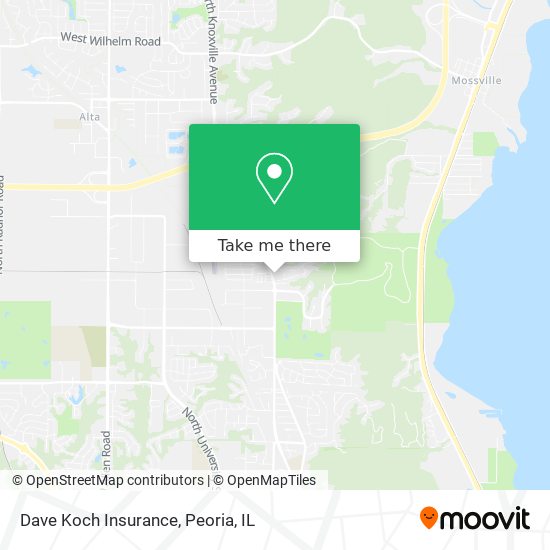 Mapa de Dave Koch Insurance