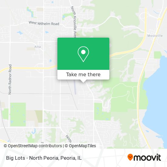 Mapa de Big Lots - North Peoria