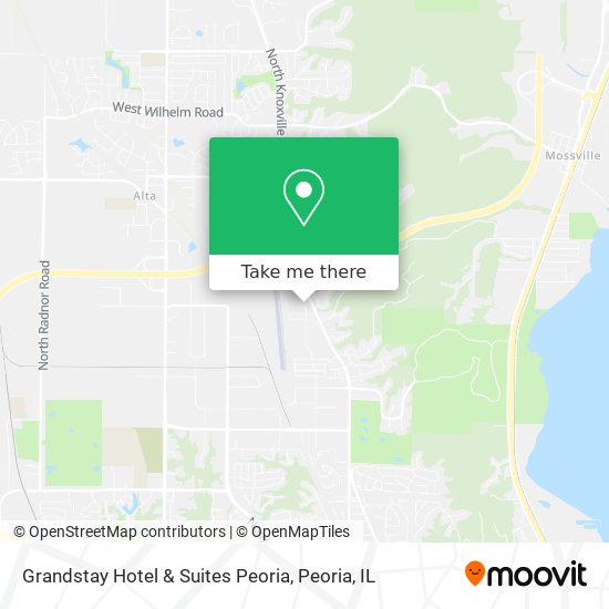 Mapa de Grandstay Hotel & Suites Peoria