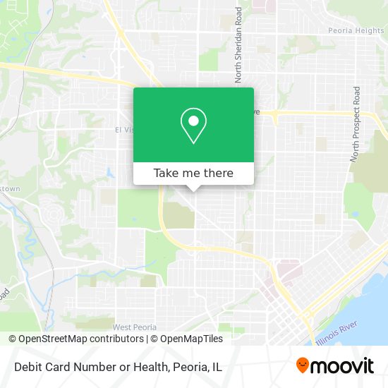 Debit Card Number or Health map