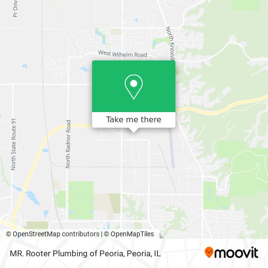 Mapa de MR. Rooter Plumbing of Peoria