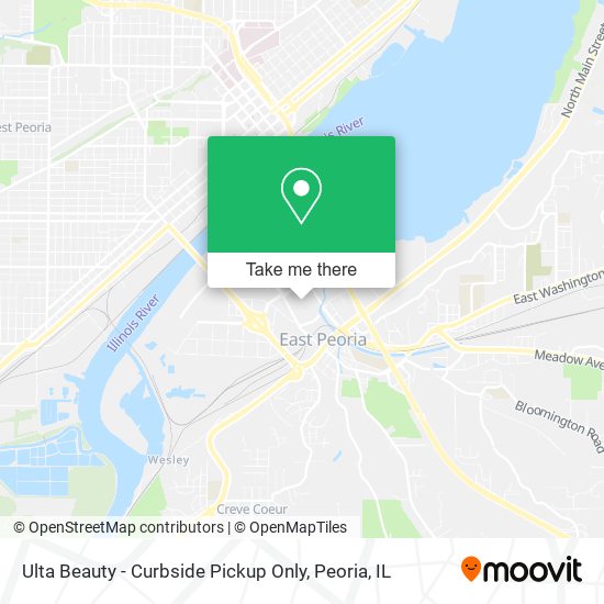 Mapa de Ulta Beauty - Curbside Pickup Only