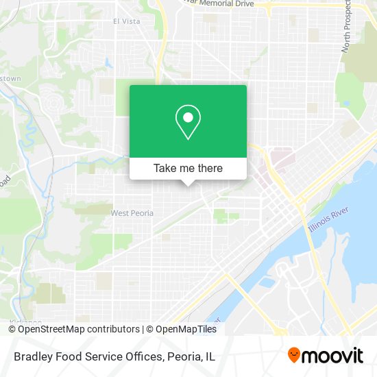 Bradley Food Service Offices map