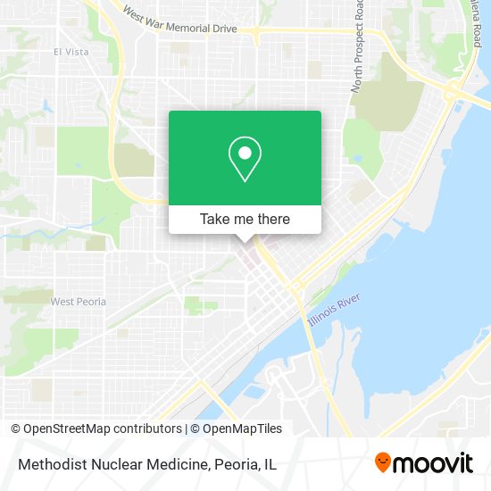 Methodist Nuclear Medicine map