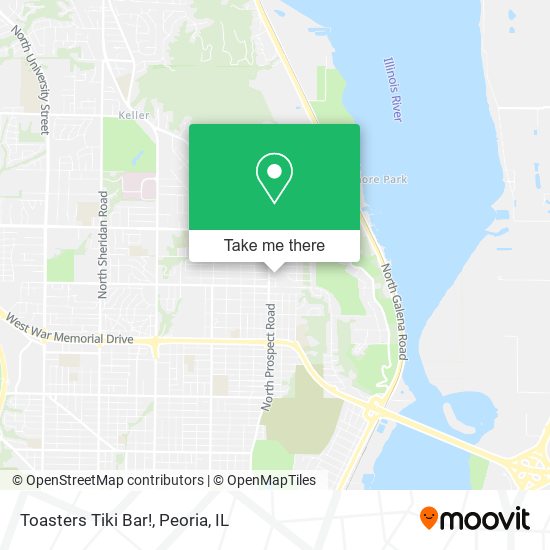 Toasters Tiki Bar! map