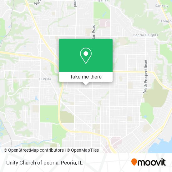 Unity Church of peoria map