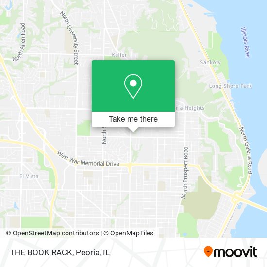 THE BOOK RACK map