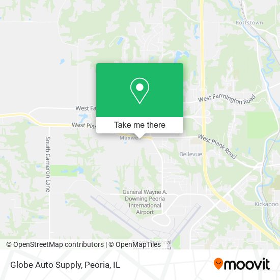 Mapa de Globe Auto Supply