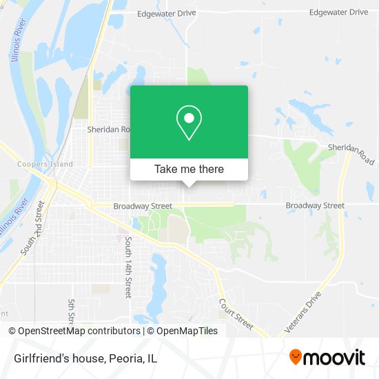 Girlfriend's house map