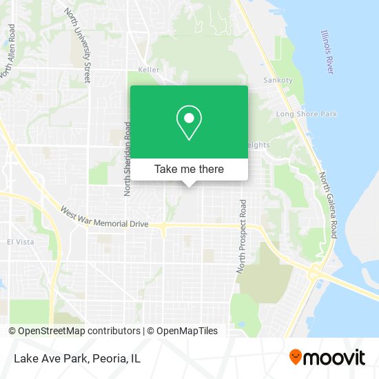 Lake Ave Park map