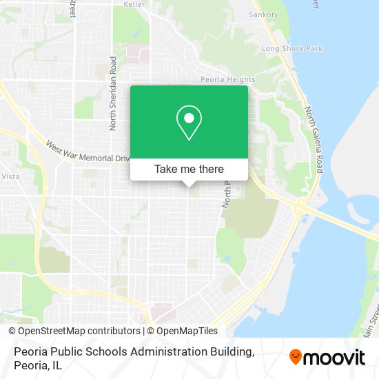Peoria Public Schools Administration Building map
