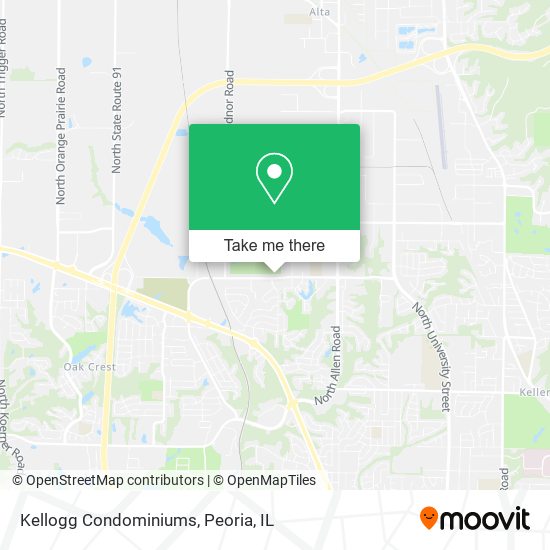 Kellogg Condominiums map