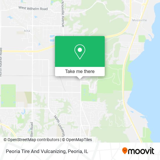 Peoria Tire And Vulcanizing map