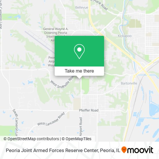 Peoria Joint Armed Forces Reserve Center map