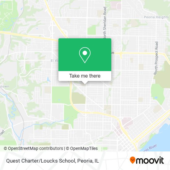 Quest Charter/Loucks School map