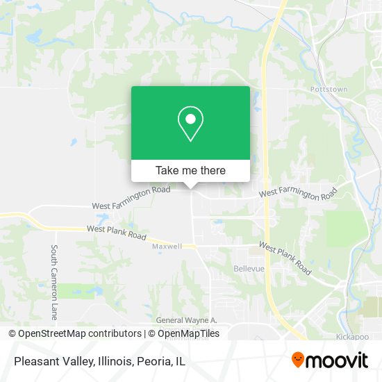 Pleasant Valley, Illinois map