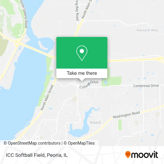 ICC Softball Field map