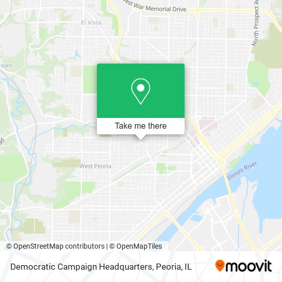 Mapa de Democratic Campaign Headquarters