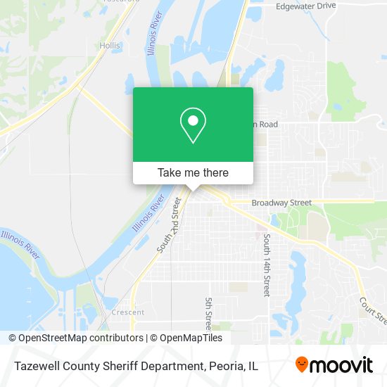 Tazewell County Sheriff Department map