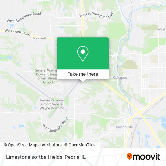 Limestone softball fields map
