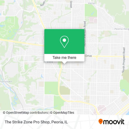 The Strike Zone Pro Shop map
