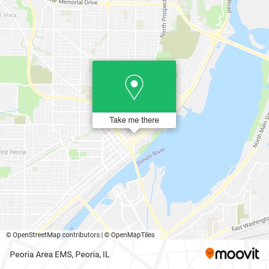 Peoria Area EMS map