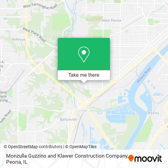 Monzulla Guzzino and Klawer Construction Company map