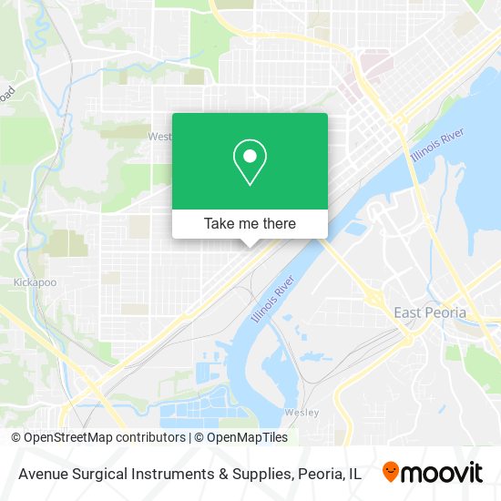 Mapa de Avenue Surgical Instruments & Supplies