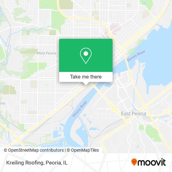 Kreiling Roofing map