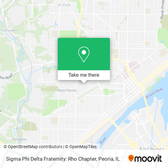 Sigma Phi Delta Fraternity: Rho Chapter map