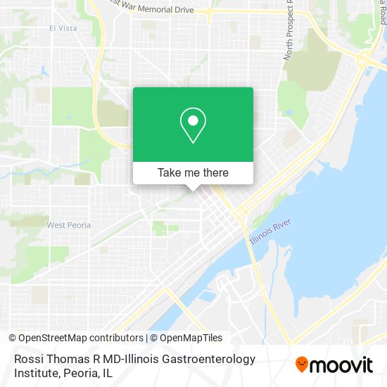 Rossi Thomas R MD-Illinois Gastroenterology Institute map