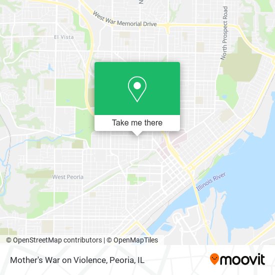 Mother's War on Violence map
