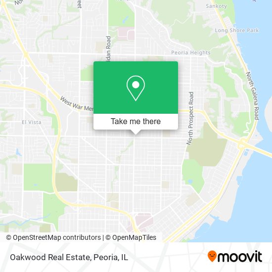 Oakwood Real Estate map