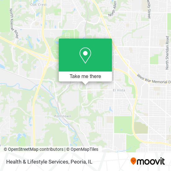 Health & Lifestyle Services map