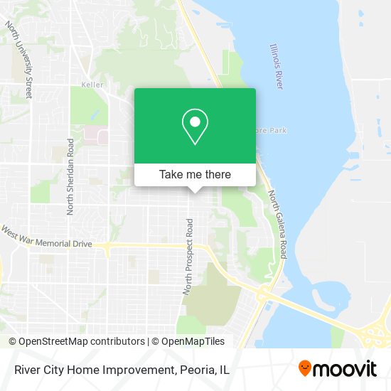 River City Home Improvement map