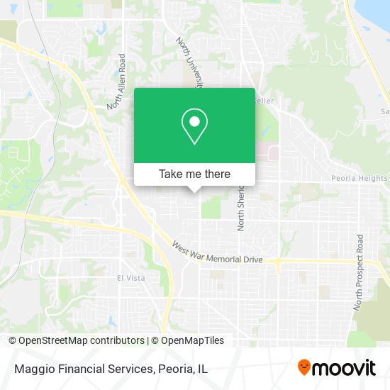 Maggio Financial Services map