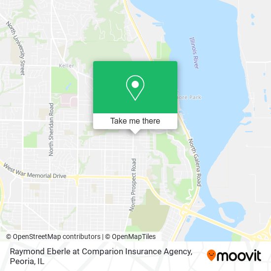 Raymond Eberle at Comparion Insurance Agency map