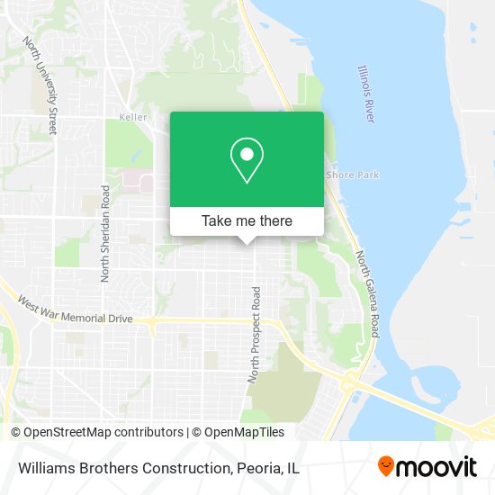 Williams Brothers Construction map