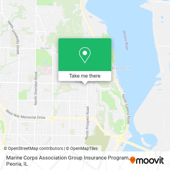Marine Corps Association Group Insurance Program map