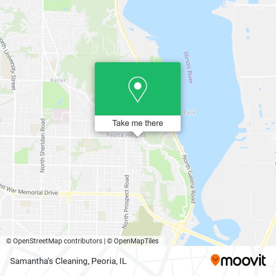 Samantha's Cleaning map