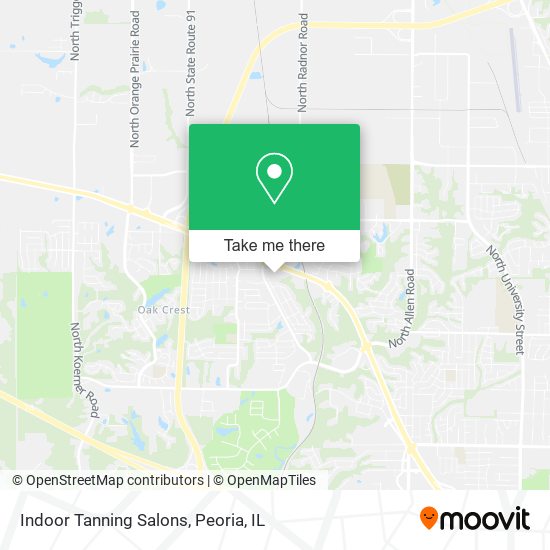 Indoor Tanning Salons map