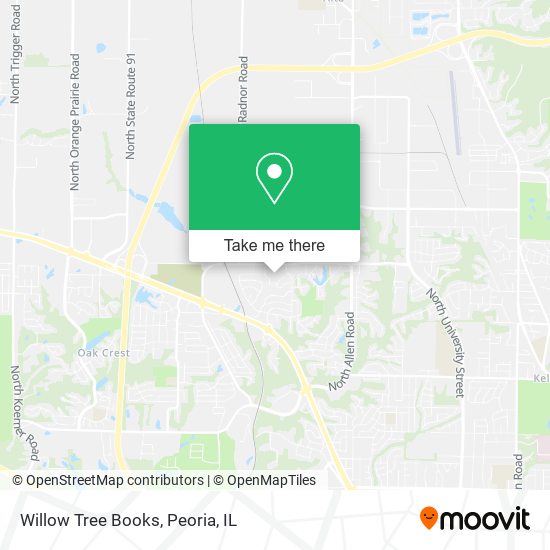Mapa de Willow Tree Books