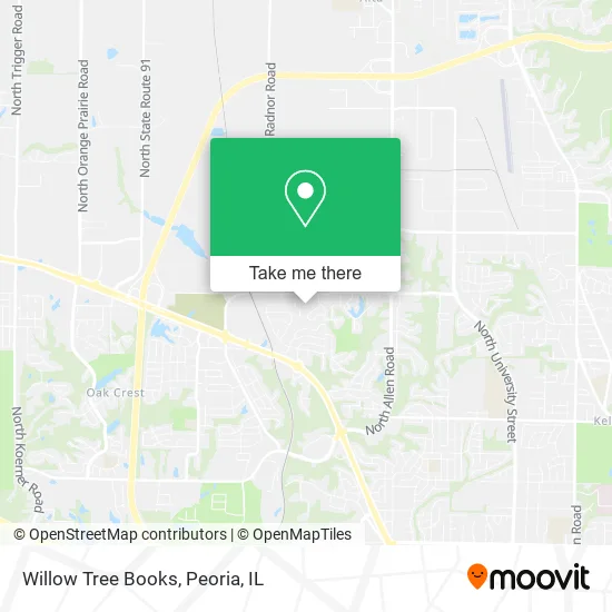 Willow Tree Books map