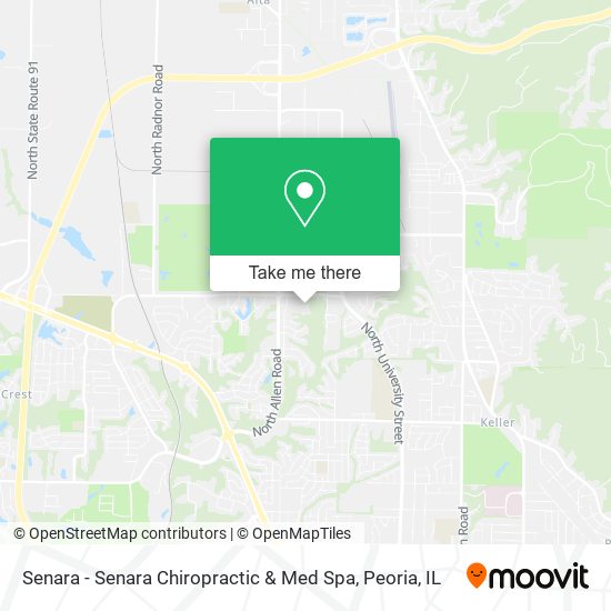 Senara - Senara Chiropractic & Med Spa map