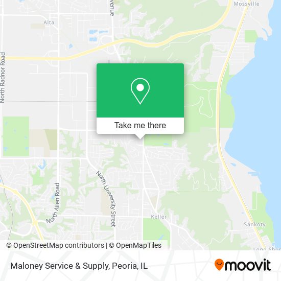 Maloney Service & Supply map